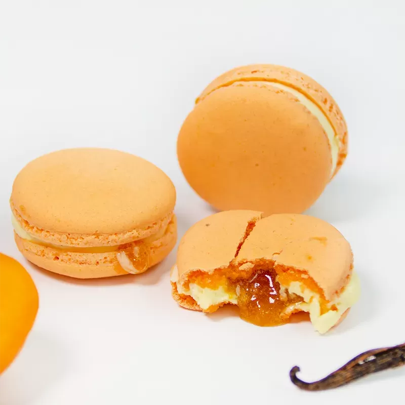 macarons vaniglia e albicocca