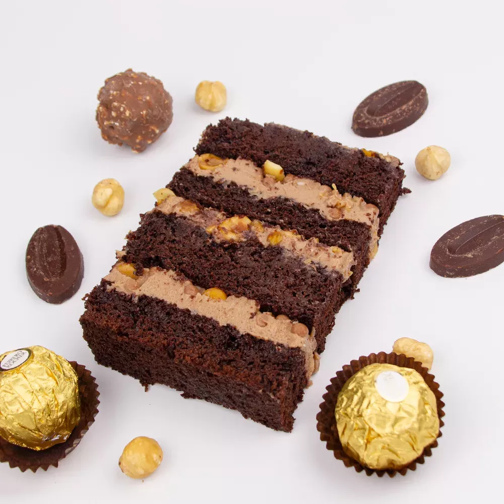 interno torta ferrero rocher