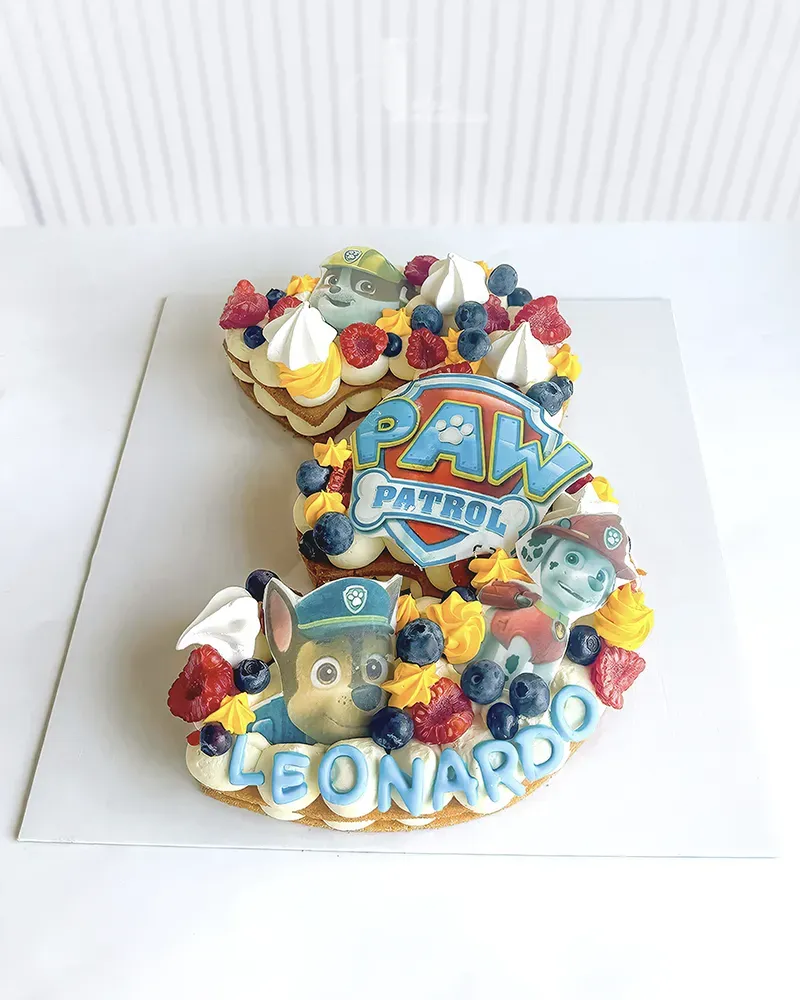 cream tart a tema paw patrol